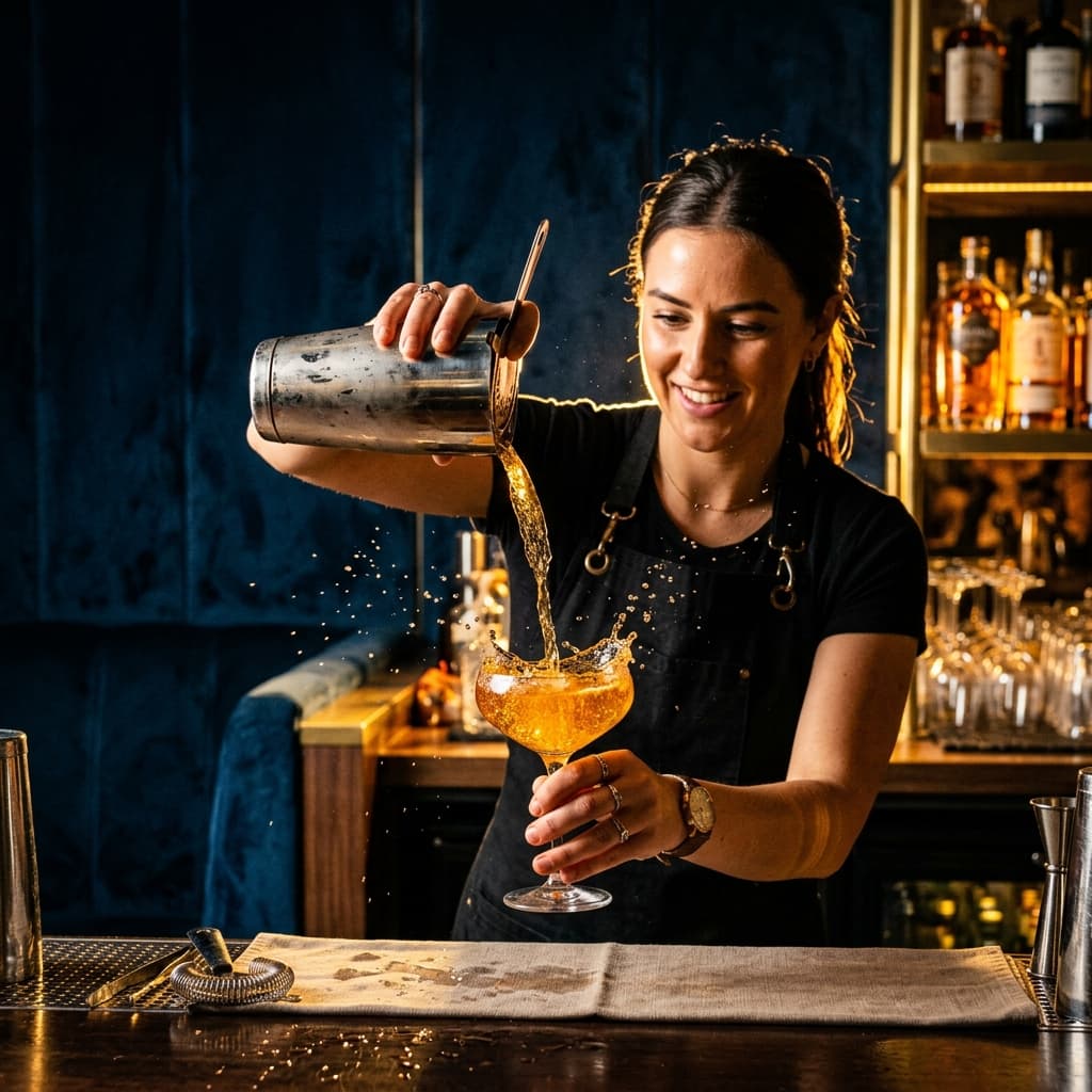 Speakeasy cocktail background