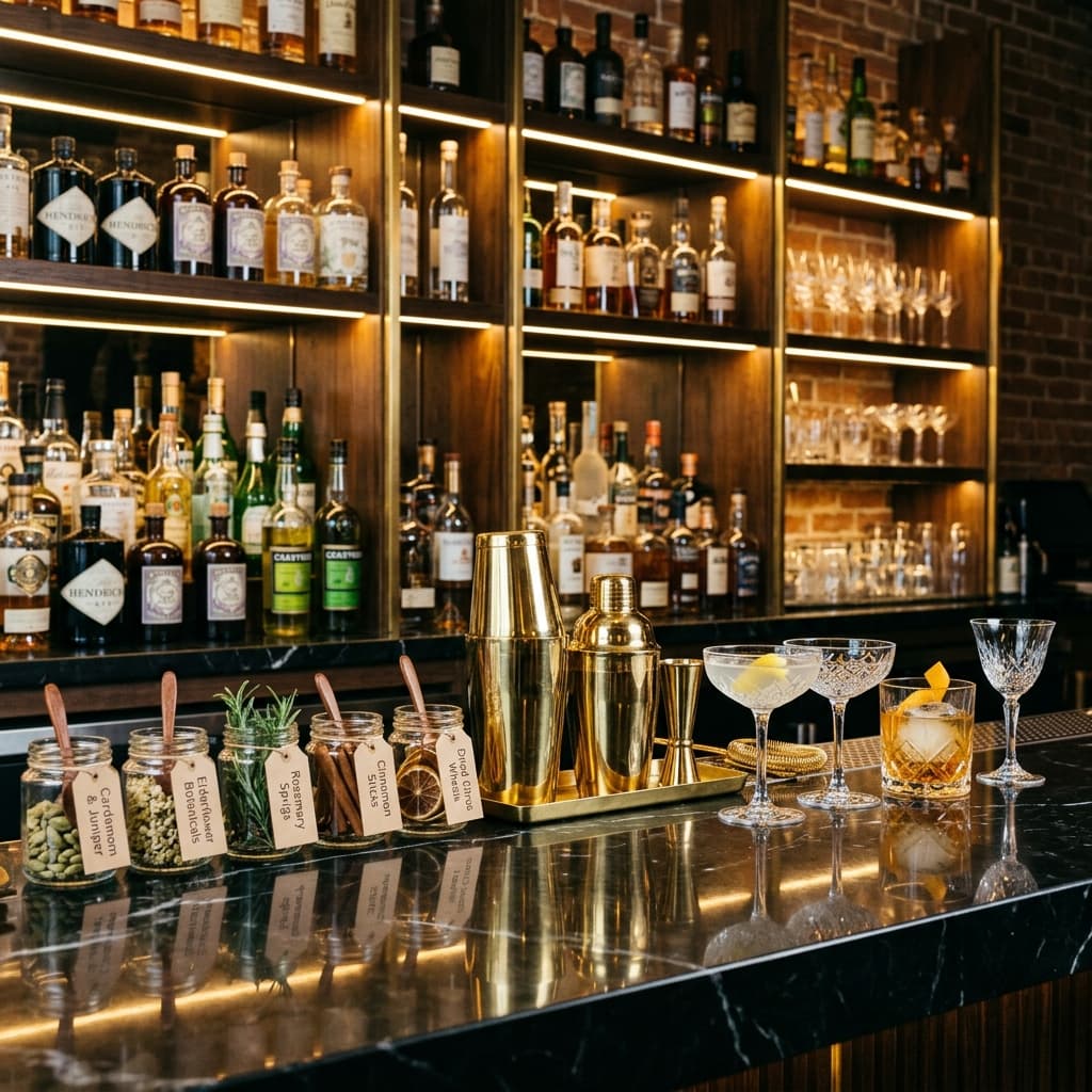 Speakeasy cocktail background